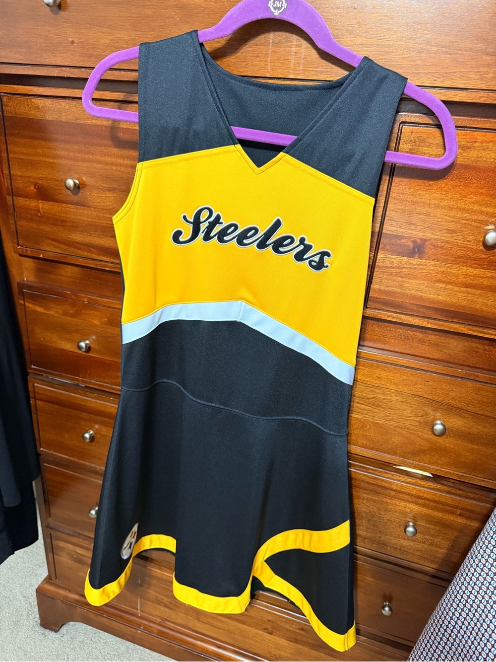 NFL Yellow and Black Steelers Kids Dress